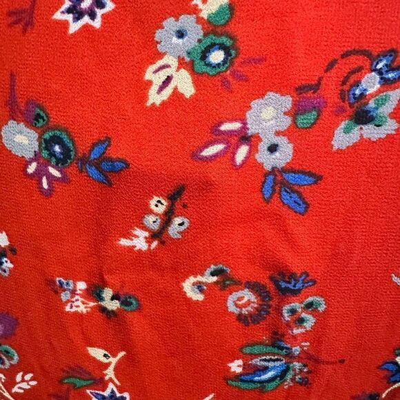 Rebecca Minkoff Women’s Floral Sheryl Maxi Dress in the Size Medium in Red/Black - Picture 10 of 16